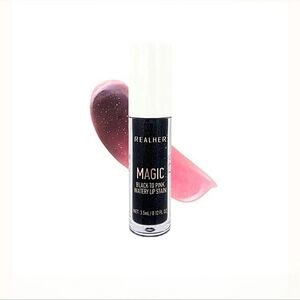 RealHer Magic Black to Pink Watery Lip Stain 3.5ml Full Sz. - NEW SEALED